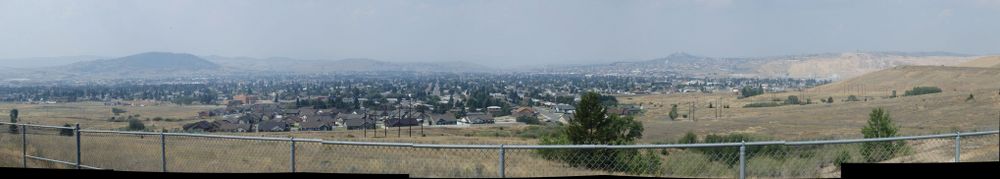 GDMBR: The City of Butte, Montana, as viewed south to west.